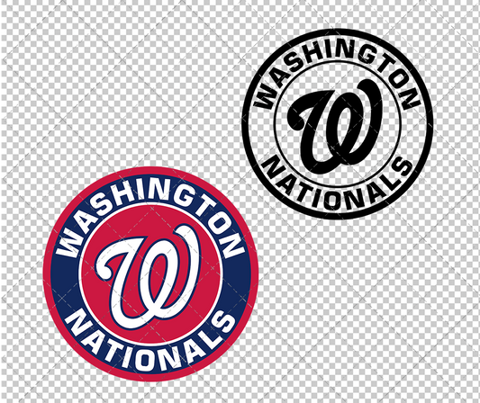 Washington Nationals Circle 2011, Svg, Dxf, Eps, Png - SvgShopArt