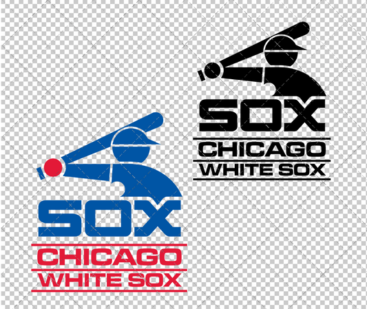 Chicago White Sox 1976, Svg, Dxf, Eps, Png - SvgShopArt