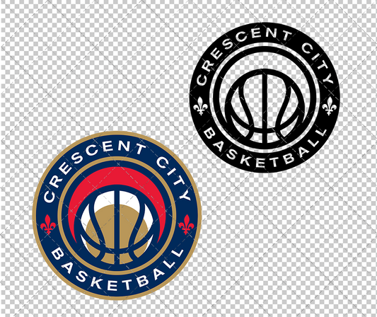 New Orleans Pelicans Alternate 2013 003, Svg, Dxf, Eps, Png - SvgShopArt