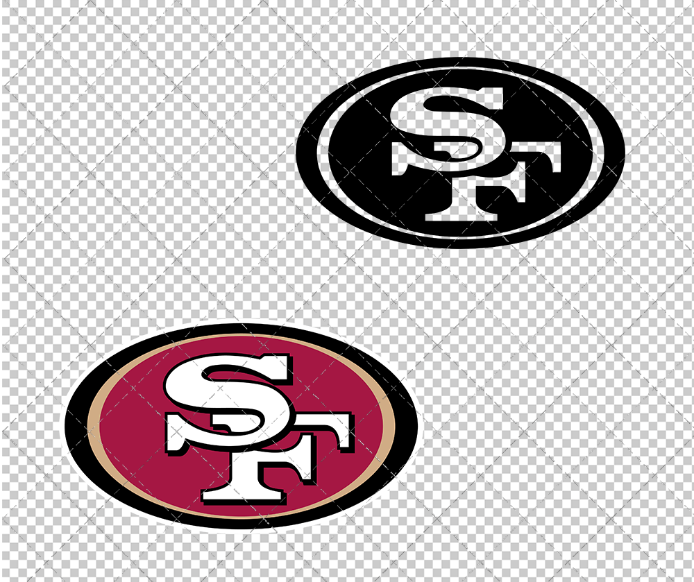 San Francisco 49Ers 1996, Svg, Dxf, Eps, Png - SvgShopArt