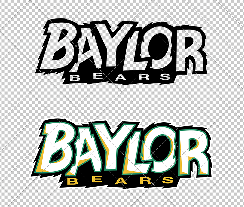 Baylor Bears Wordmark 1997, Svg, Dxf, Eps, Png - SvgShopArt