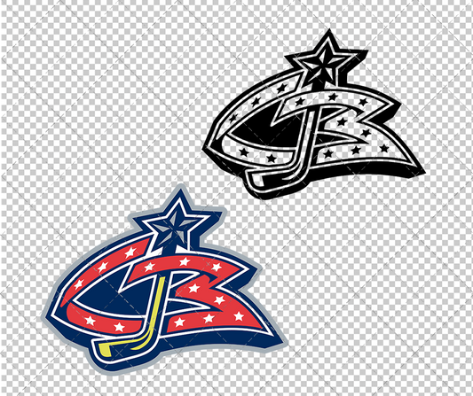 Columbus Blue Jackets 2000, Svg, Dxf, Eps, Png - SvgShopArt