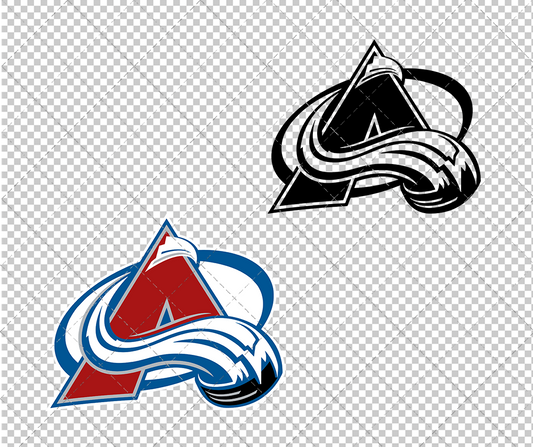 Colorado Avalanche 1995, Svg, Dxf, Eps, Png - SvgShopArt