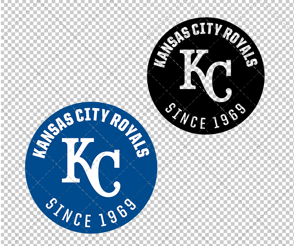 Kansas City Royals Circle 2002 002, Svg, Dxf, Eps, Png - SvgShopArt