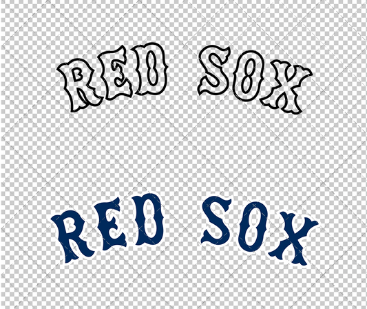 Boston Red Sox Jersey 2003, Svg, Dxf, Eps, Png - SvgShopArt