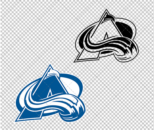 Colorado Avalanche Concept 1999 008, Svg, Dxf, Eps, Png - SvgShopArt