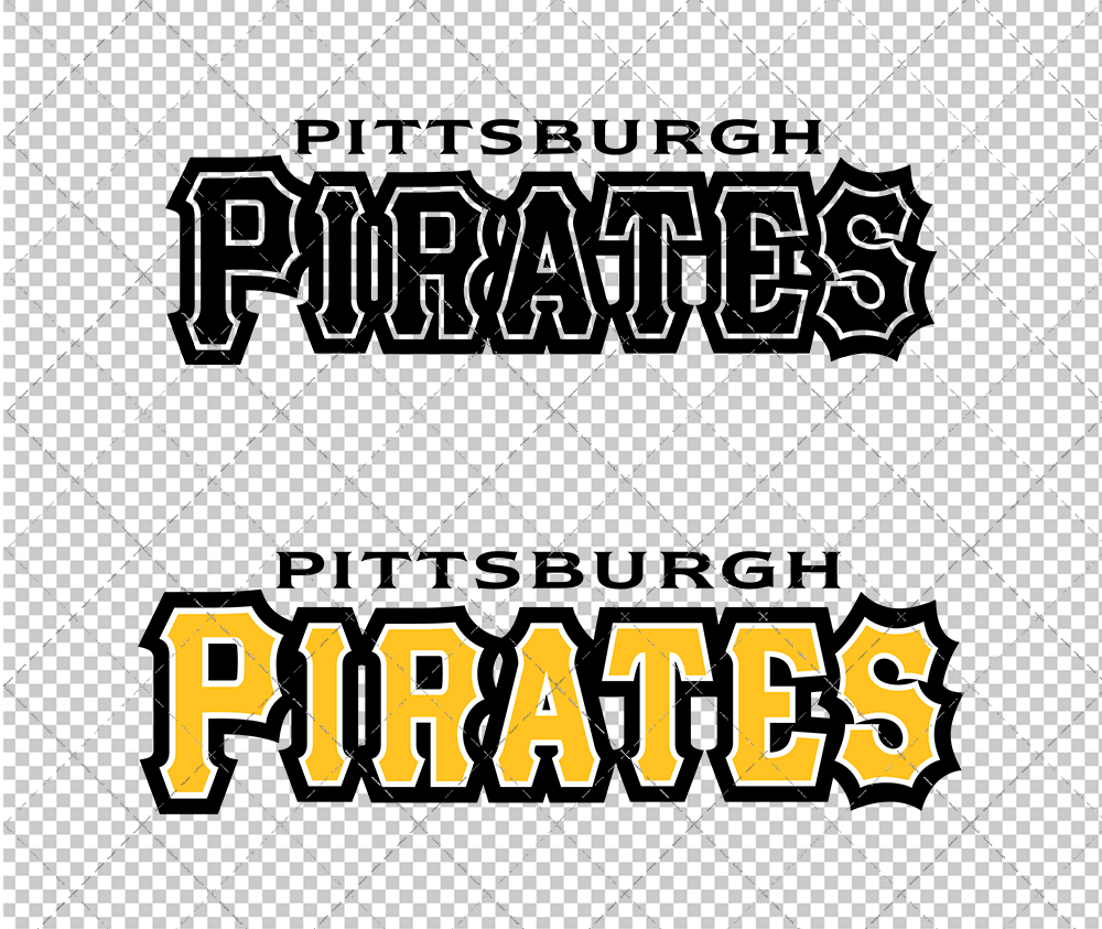 Pittsburgh Pirates Wordmark 2011, Svg, Dxf, Eps, Png - SvgShopArt