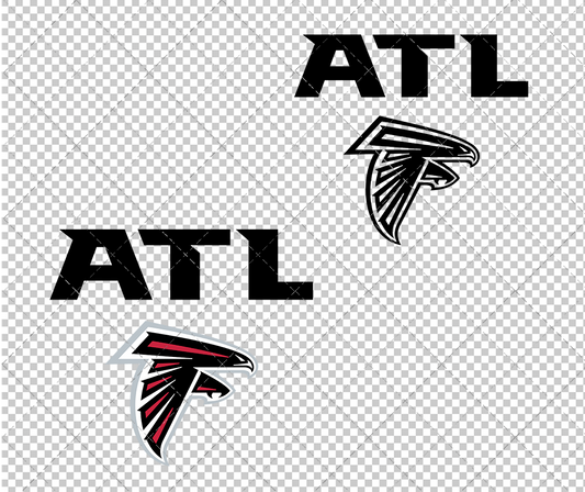 Atlanta Falcons Alternate 2020 003, Svg, Dxf, Eps, Png - SvgShopArt