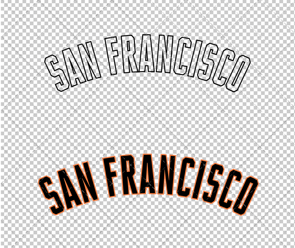 San Francisco Giants Jersey 2000 002, Svg, Dxf, Eps, Png - SvgShopArt