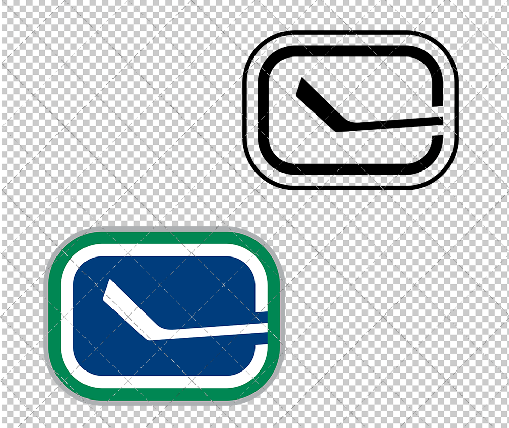 Vancouver Canucks Alternate 2007, Svg, Dxf, Eps, Png - SvgShopArt