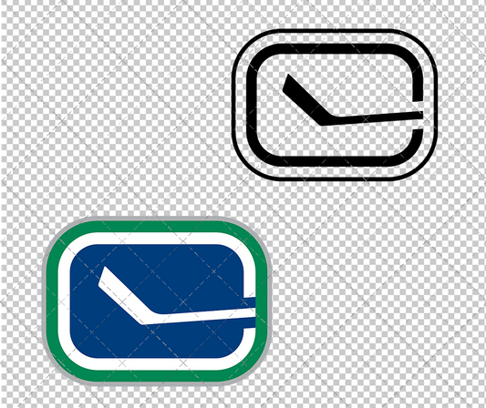 Vancouver Canucks Alternate 2007, Svg, Dxf, Eps, Png - SvgShopArt