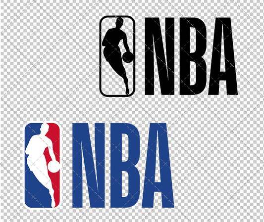 NBA Logo Horizontal 2017, Svg, Dxf, Eps, Png - SvgShopArt
