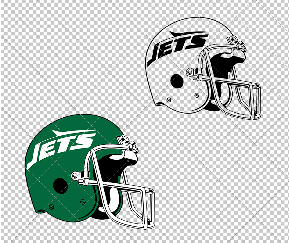 New York Jets Helmet 1978, Svg, Dxf, Eps, Png - SvgShopArt