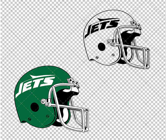 New York Jets Helmet 1978, Svg, Dxf, Eps, Png - SvgShopArt