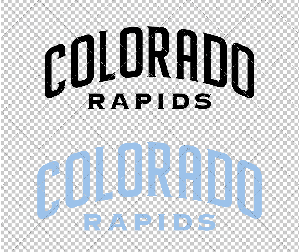 Colorado Rapids Wordmark 2007 002, Svg, Dxf, Eps, Png - SvgShopArt