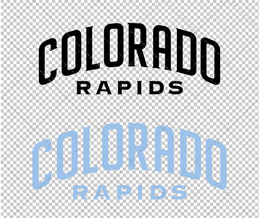 Colorado Rapids Wordmark 2007 002, Svg, Dxf, Eps, Png - SvgShopArt