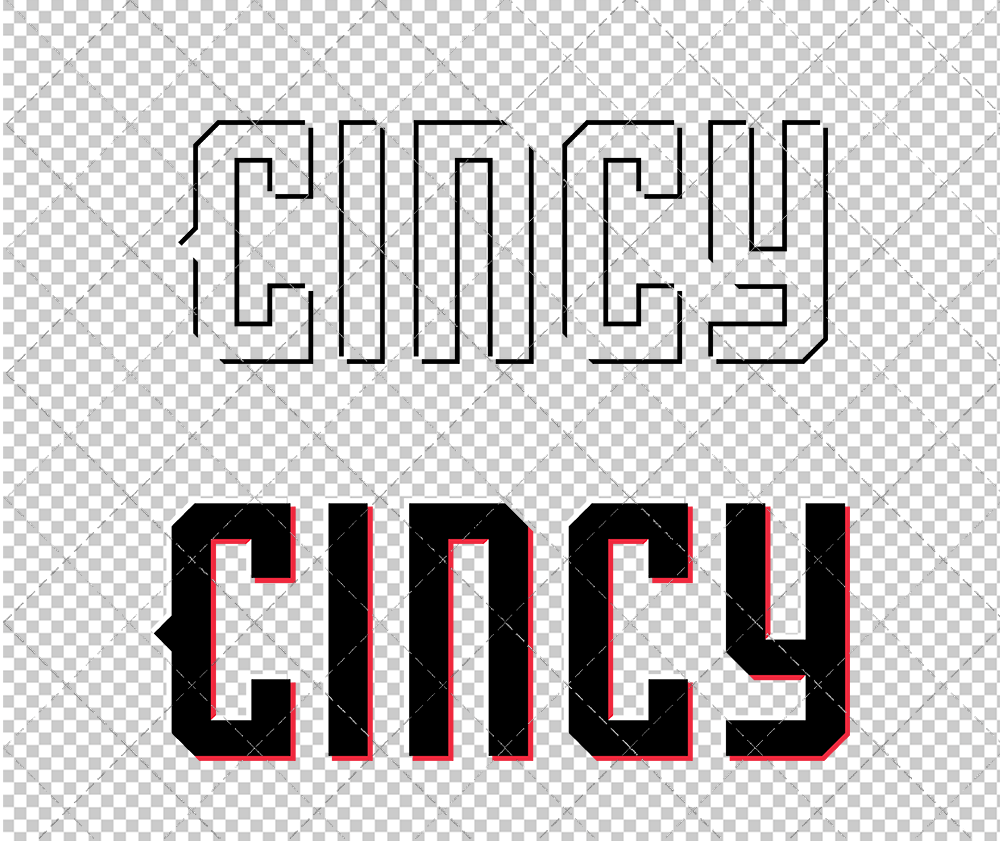 Cincinnati Reds City Connect Wordmark 2023, Svg, Dxf, Eps, Png - SvgShopArt