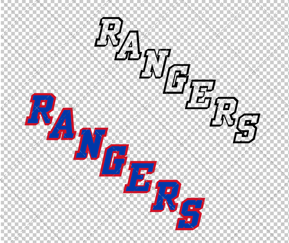 New York Rangers Jersey 1999, Svg, Dxf, Eps, Png - SvgShopArt