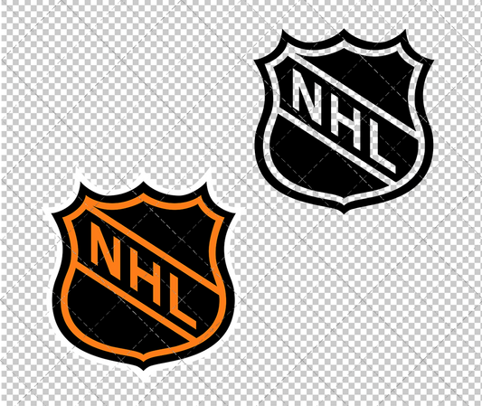 NHL Logo 1990, Svg, Dxf, Eps, Png - SvgShopArt