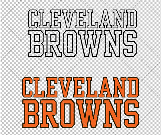 Cleveland Browns Wordmark 2006, Svg, Dxf, Eps, Png - SvgShopArt