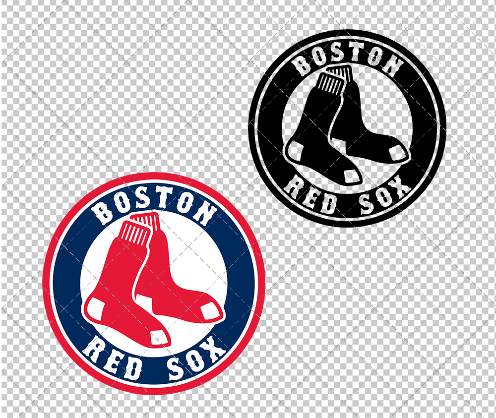 Boston Red Sox Circle 2009, Svg, Dxf, Eps, Png - SvgShopArt