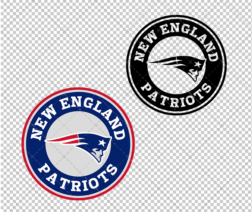 New England Patriots Circle 1993, Svg, Dxf, Eps, Png - SvgShopArt