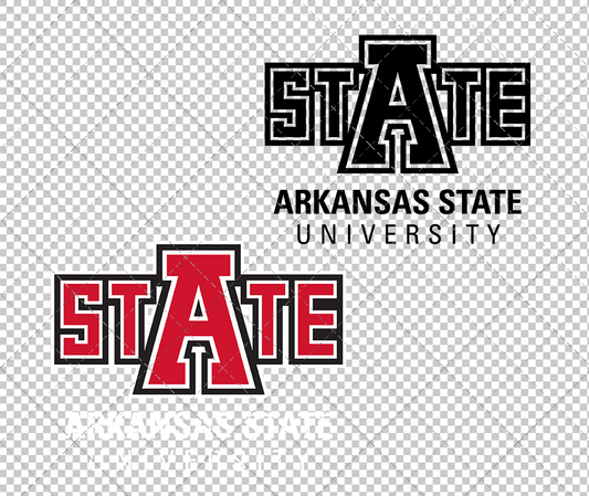 Arkansas State Red Wolves Wordmark 2015 002, Svg, Dxf, Eps, Png - SvgShopArt