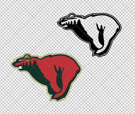 Minnesota Wild Concept 2000 004, Svg, Dxf, Eps, Png - SvgShopArt