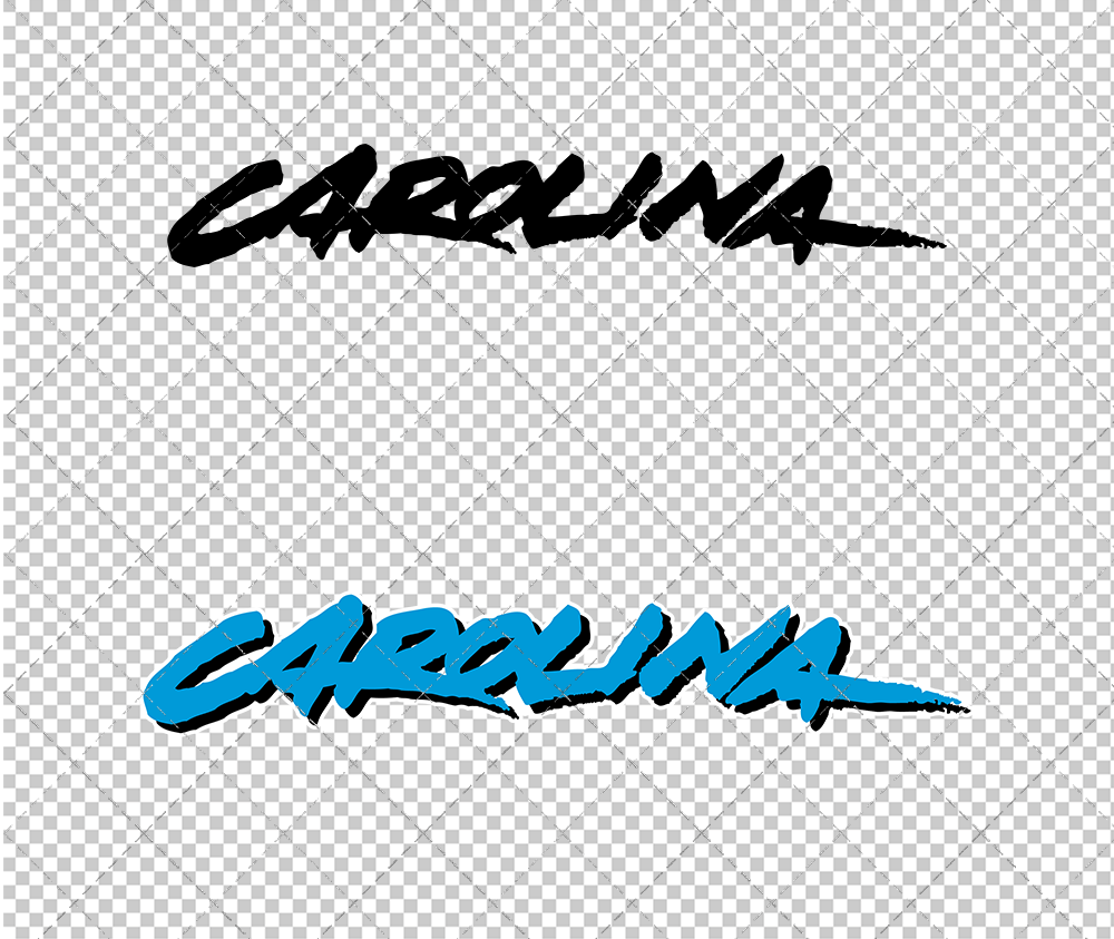 Carolina Panthers Wordmark 1995 003, Svg, Dxf, Eps, Png - SvgShopArt