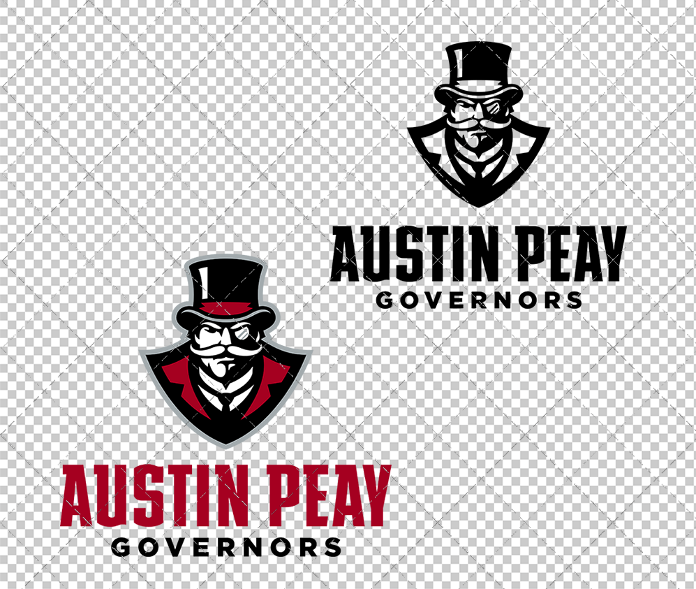 Austin Peay Governors Alternate 2014 006, Svg, Dxf, Eps, Png- SvgShopArt