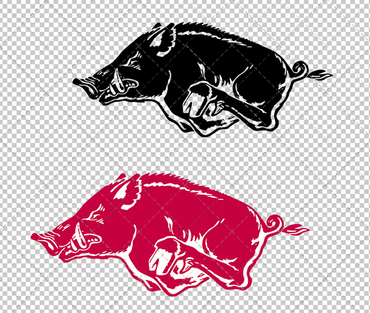 Arkansas Razorbacks Alternate 1967, Svg, Dxf, Eps, Png - SvgShopArt