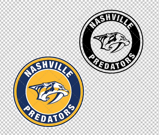 Nashville Predators Circle 2011, Svg, Dxf, Eps, Png - SvgShopArt