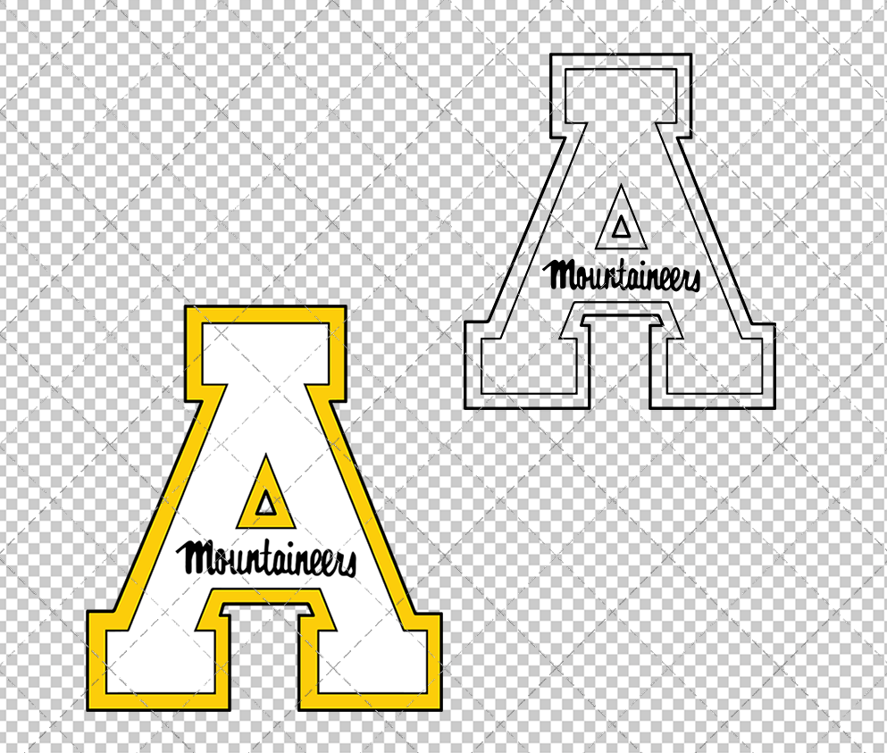 Appalachian State Mountaineers 2012, Svg, Dxf, Eps, Png - SvgShopArt