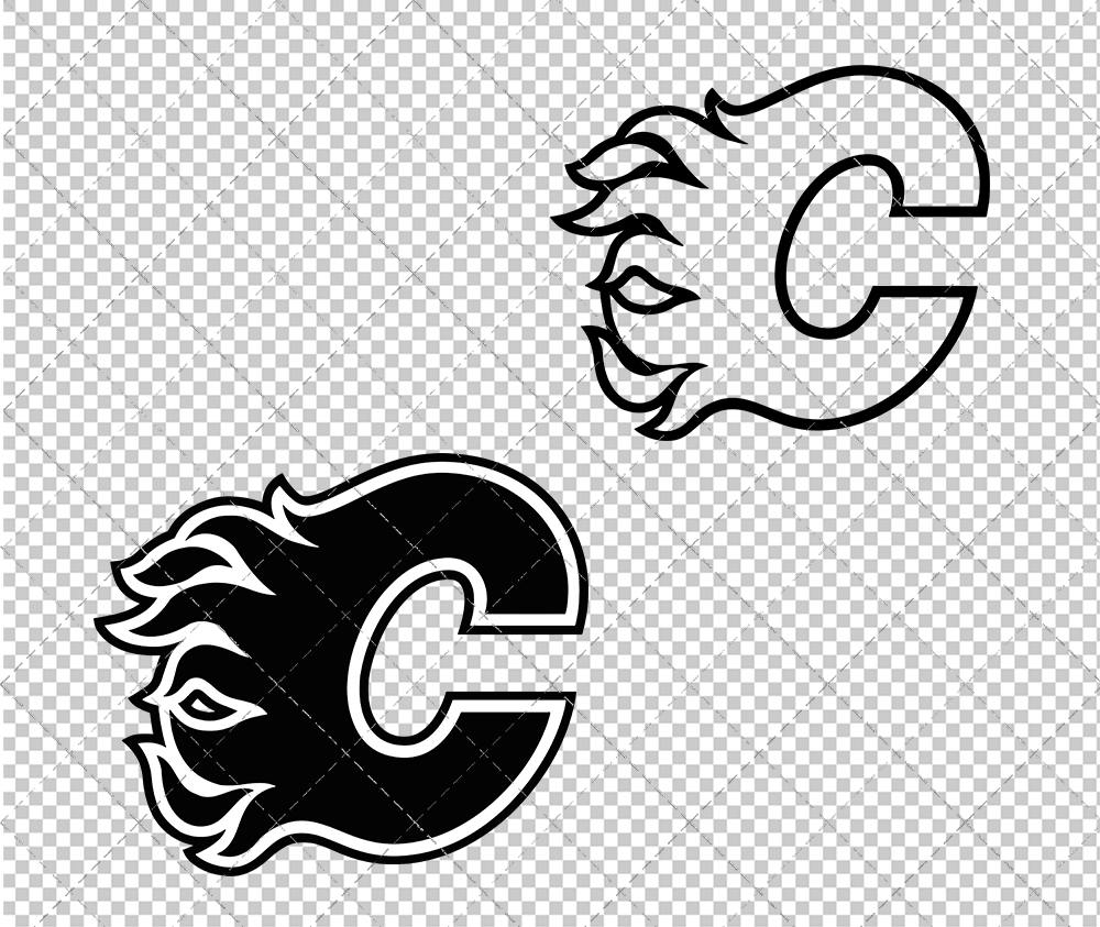 Calgary Flames Concept 2020 002, Svg, Dxf, Eps, Png - SvgShopArt