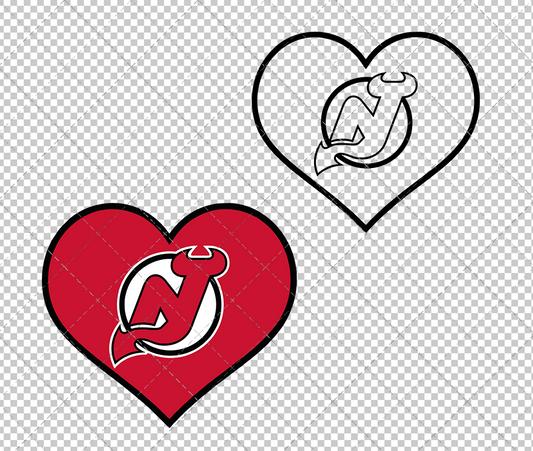 New Jersey Devils Concept 1999 003, Svg, Dxf, Eps, Png - SvgShopArt