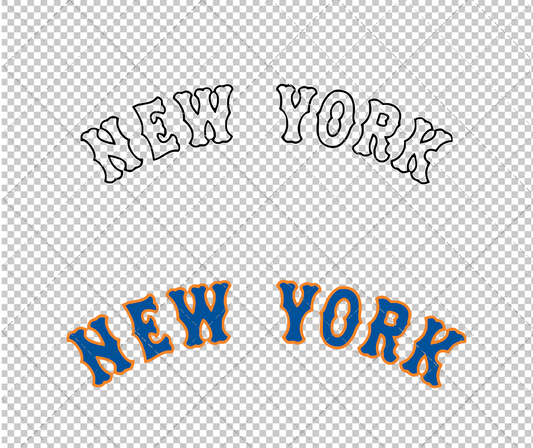 New York Mets Jersey 1962 002, Svg, Dxf, Eps, Png - SvgShopArt