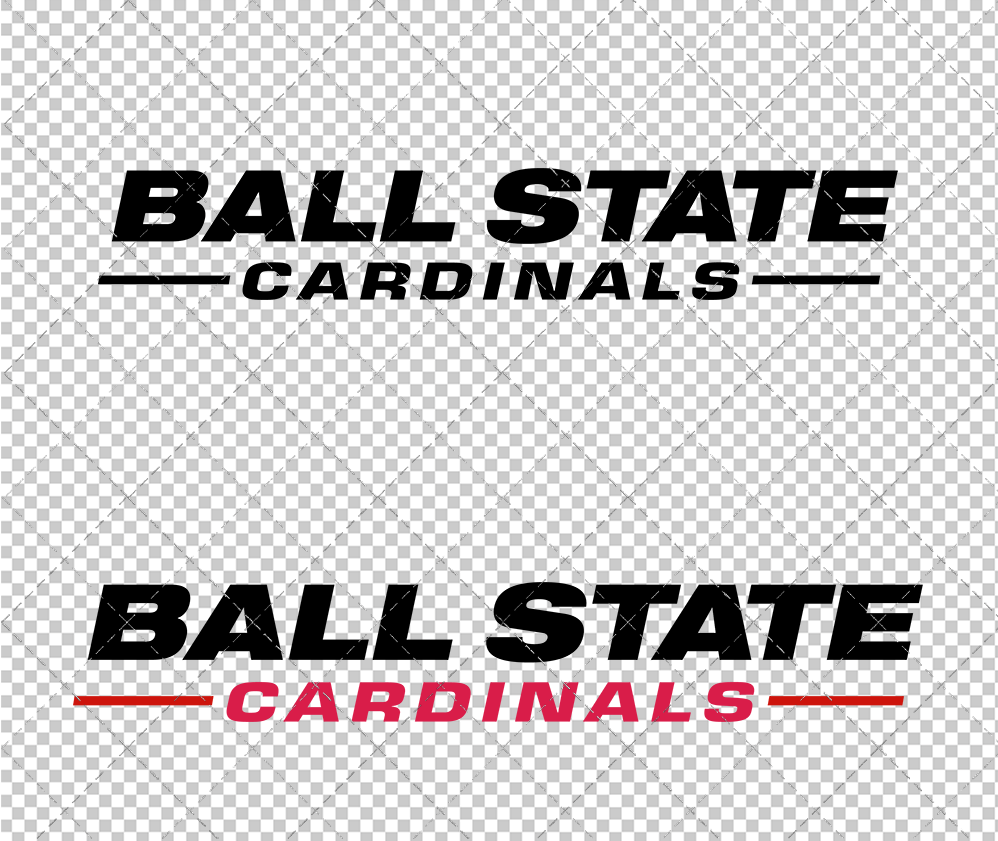 Ball State Cardinals Wordmark 2012, Svg, Dxf, Eps, Png - SvgShopArt