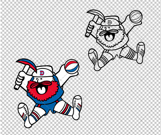 Denver Nuggets Alternate 1977, Svg, Dxf, Eps, Png - SvgShopArt