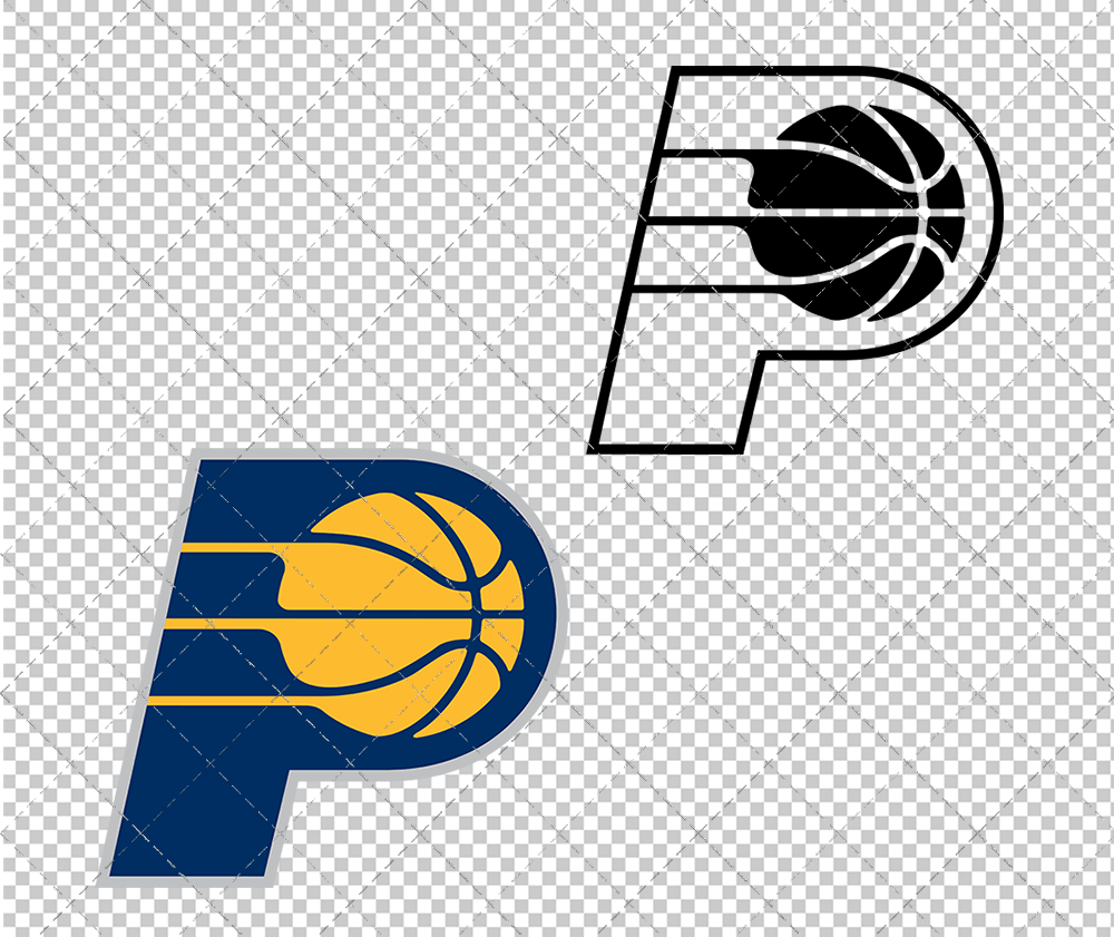 Indiana Pacers Alternate 2005, Svg, Dxf, Eps, Png - SvgShopArt