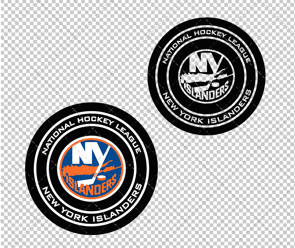 New York Islanders Circle 2010 002, Svg, Dxf, Eps, Png - SvgShopArt