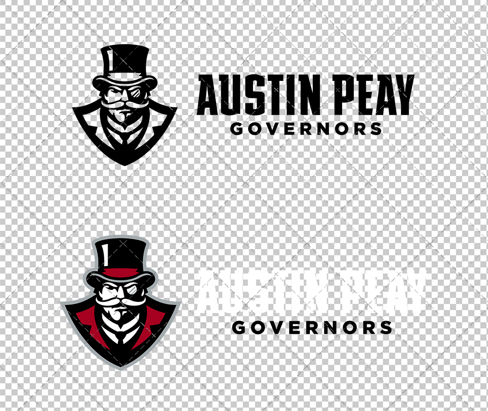 Austin Peay Governors Alternate 2017 003, Svg, Dxf, Eps, Png - SvgShopArt