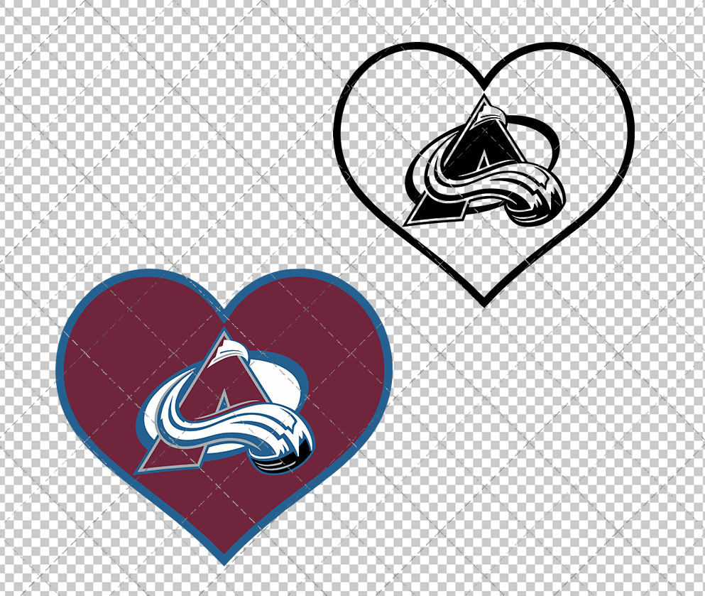 Colorado Avalanche Concept 1999, Svg, Dxf, Eps, Png - SvgShopArt