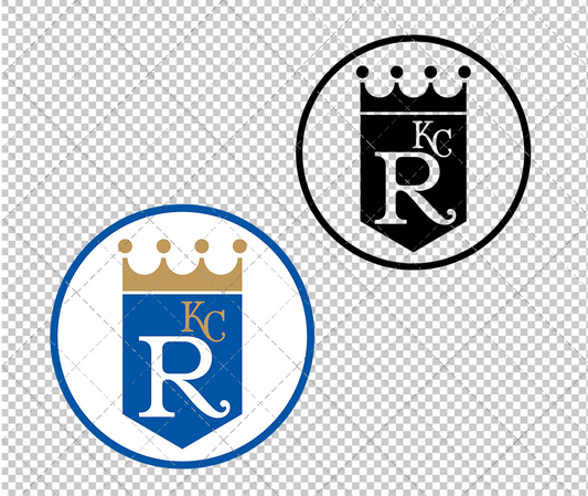 Kansas City Royals Alternate 1993, Svg, Dxf, Eps, Png - SvgShopArt