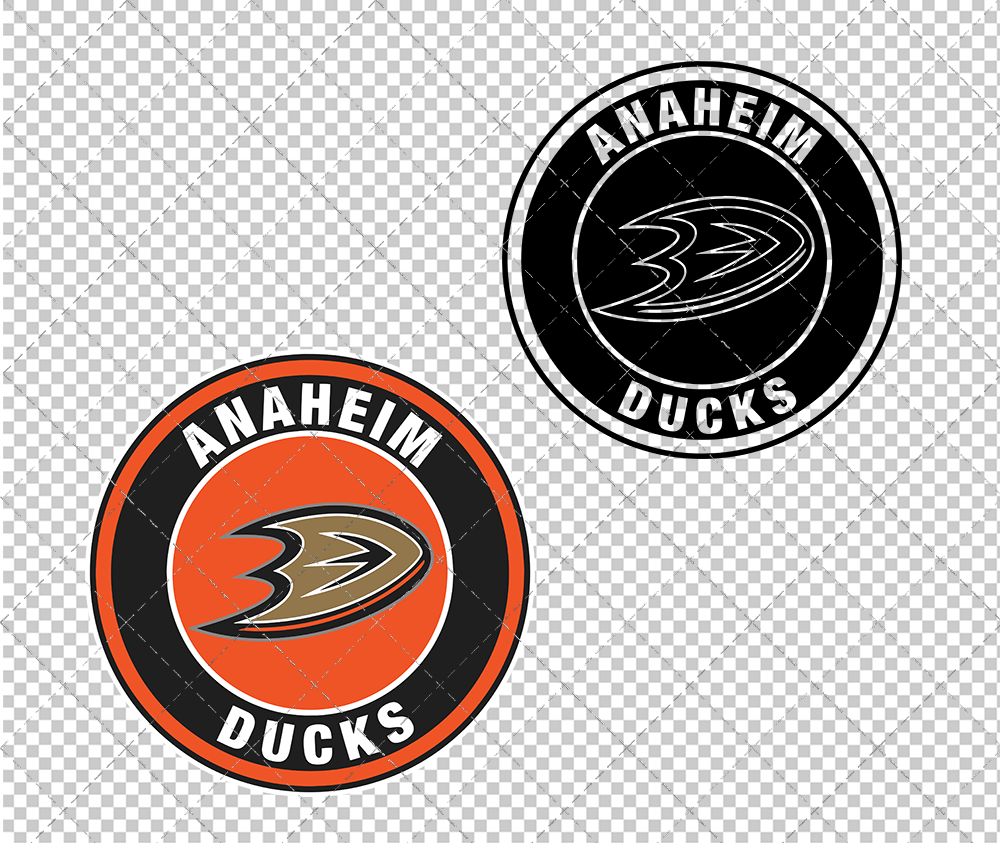 Anaheim Ducks Circle 2010 002, Svg, Dxf, Eps, Png - SvgShopArt