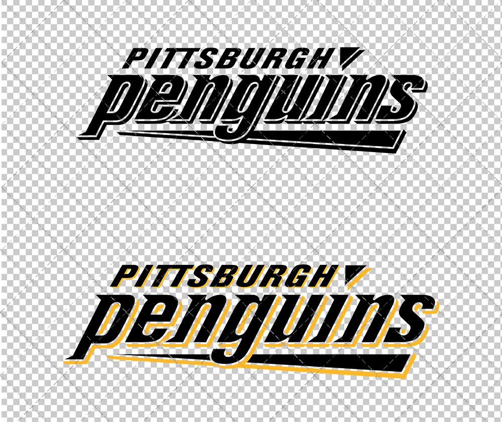 Pittsburgh Penguins Wordmark 2002 003, Svg, Dxf, Eps, Png - SvgShopArt