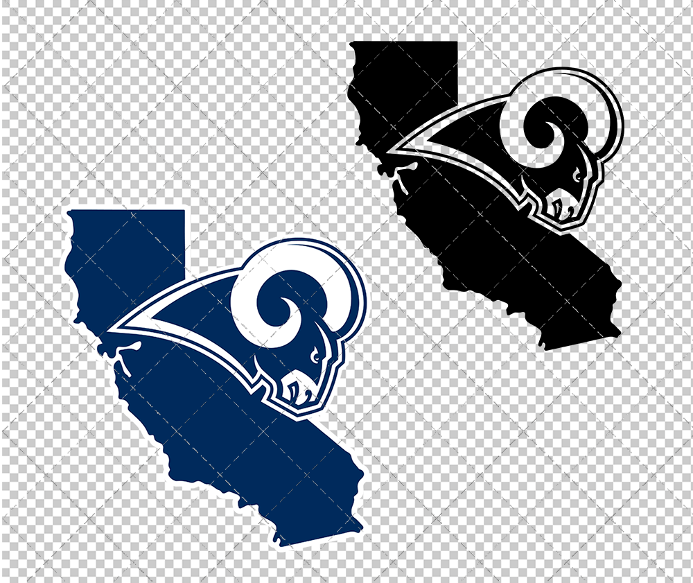 Los Angeles Rams Concept 2017 002, Svg, Dxf, Eps, Png - SvgShopArt