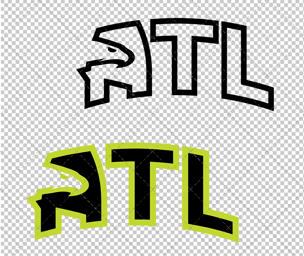 Atlanta Hawks Concept 2015 002, Svg, Dxf, Eps, Png - SvgShopArt