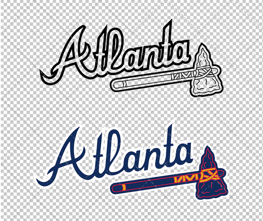 Atlanta Braves Jersey 2018, Svg, Dxf, Eps, Png - SvgShopArt