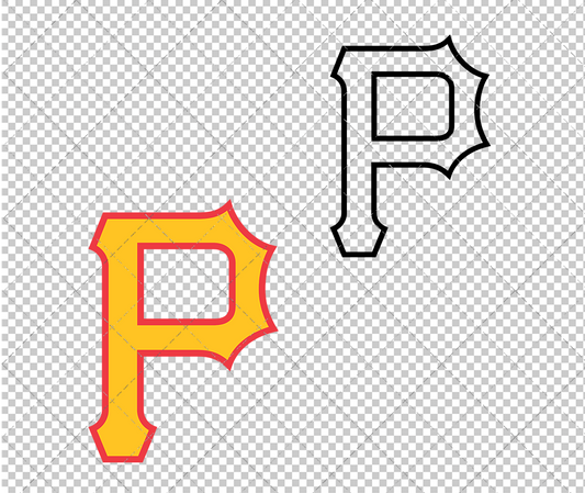 Pittsburgh Pirates Cap 1997, Svg, Dxf, Eps, Png - SvgShopArt