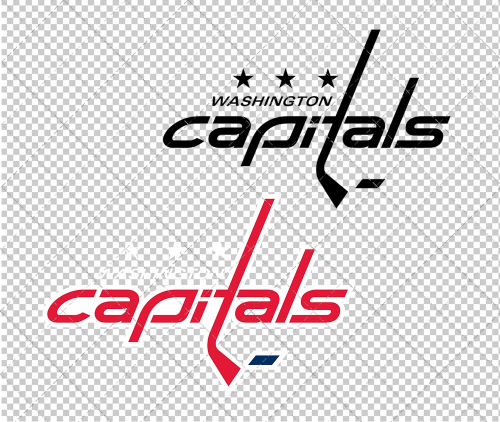 Washington Capitals Jersey 2007, Svg, Dxf, Eps, Png - SvgShopArt